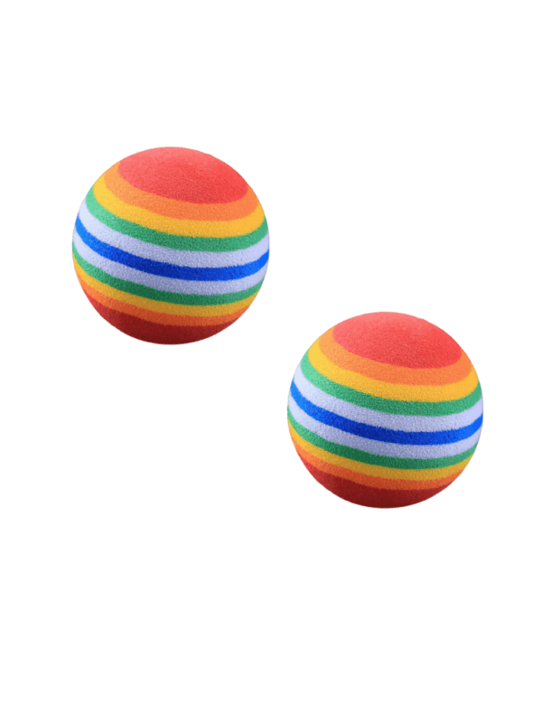 Bolinha macia para gatos - kit com 2