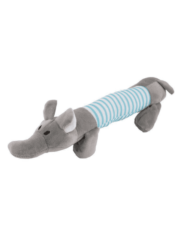 Mordedor Pelúcia Elefante para Cães 26cm