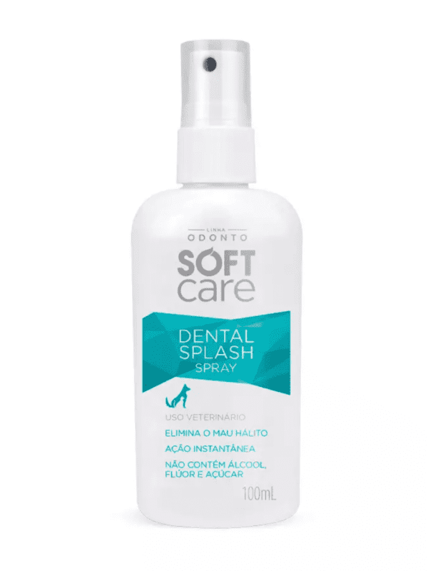 Spray Dental Splash para Cães e Gatos 100ml Soft Care