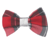 Gravata Borboleta Vermelha e Verde Xadrez Belo Pet