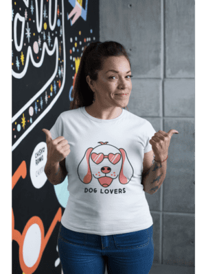 Camiseta Dog Lovers 1 Feminina