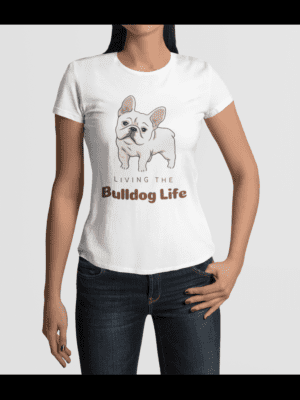 Camiseta Living the Bulldog Life Feminina