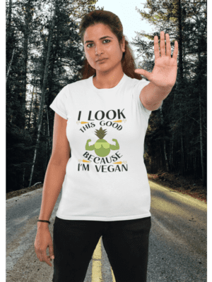 Camiseta Because I´m Vegan Feminina