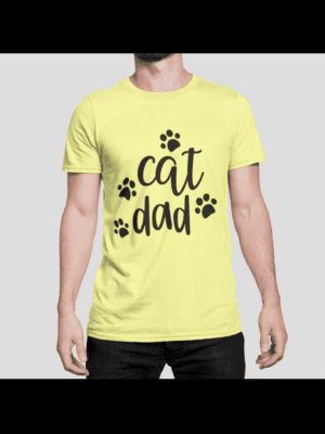 Camiseta Cat Dad Unissex