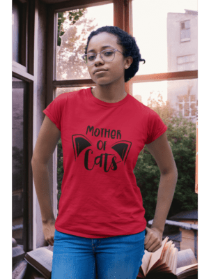 Camiseta Mother of Cats Feminina