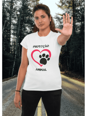 Camiseta Proteção Animal Feminina