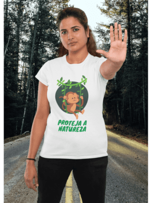 Camiseta Proteja a Natureza Feminina