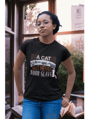 Camiseta A Cat Will Be Your Friend Feminina