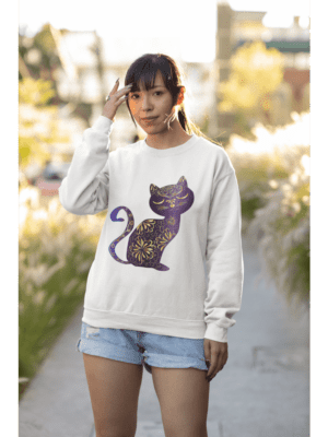 Moletom Golden Purple Cat