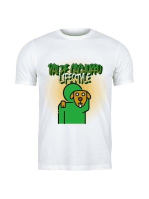 Camiseta Pai de Cachorro Lifestyle Estampa Verde
