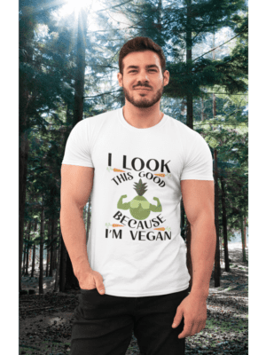 Camiseta Because I'm Vegan Unissex