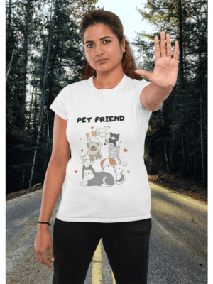Camiseta Pet Friend Feminina
