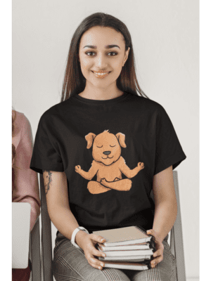 Camiseta Yoga Dog Unissex