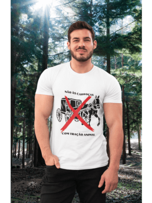 Camiseta Não às Carroças Unissex