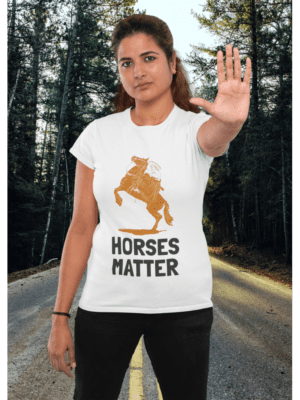Camiseta Horses Matter Feminina