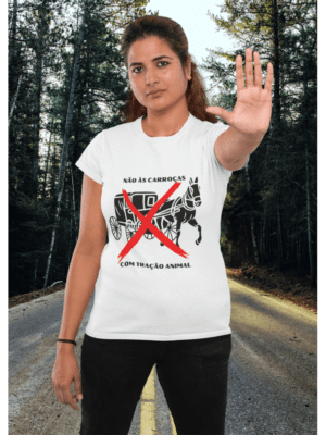 Camiseta Não às Carroças Feminina