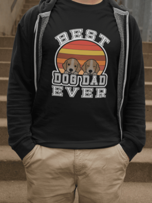 Camiseta Best Dog Dad Ever 2