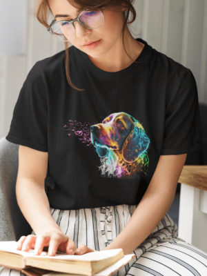 Camiseta Colored Dog Unissex