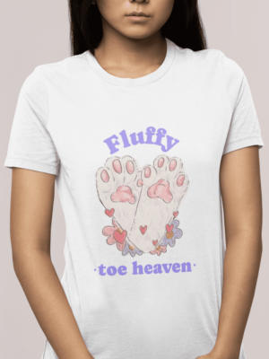 Camiseta Fluffy Toe Heaven Feminina