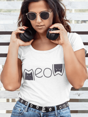 Camiseta Meow 2 Cats Feminina